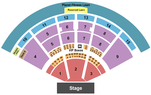 Truliant Amphitheater Truliant Amphitheater Seating Chart